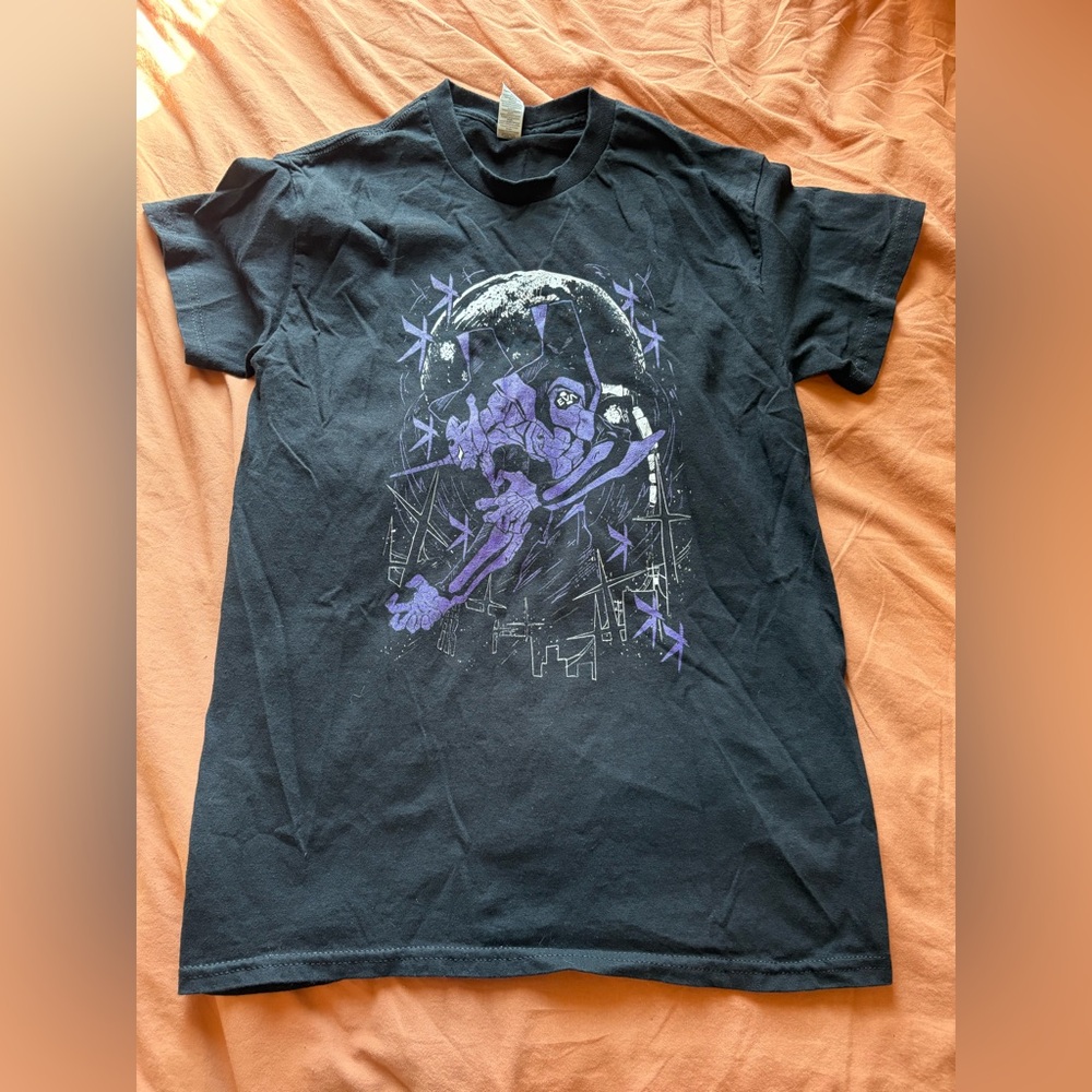 Evangelion Black Graphic T-Shirt